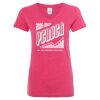Women’s Glitter V-Neck T-Shirt Thumbnail