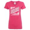 Women’s Glitter V-Neck T-Shirt Thumbnail